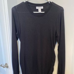 Black maternity sweater